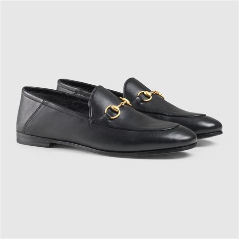 Gucci leather horsebit loafer